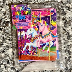 Lisa Frank notecard set various designs